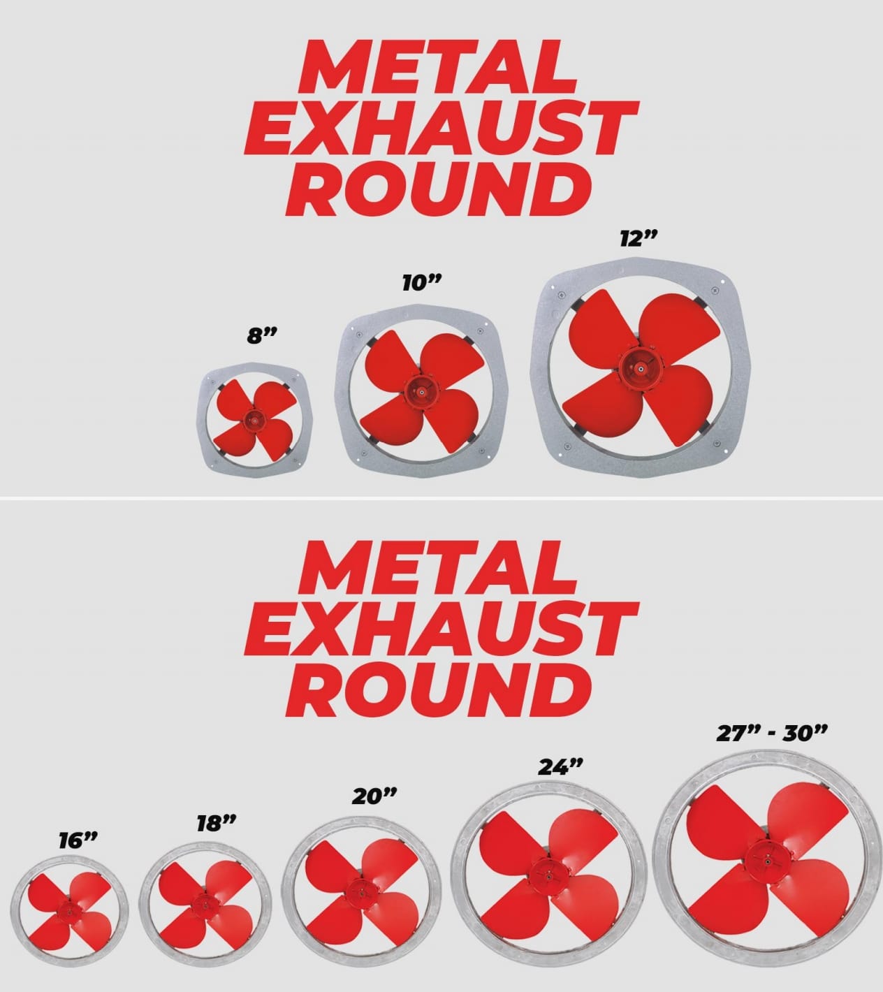 SK Wall Metal Round Exhaust Fan