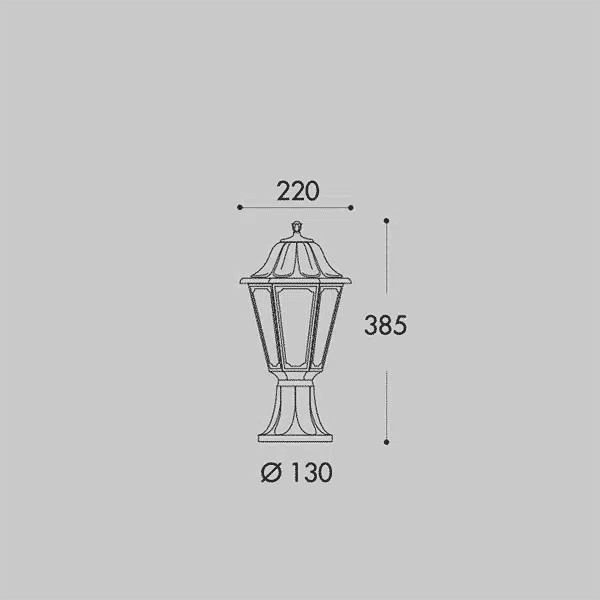Mikrolot-Anna Classic Style Gate Light