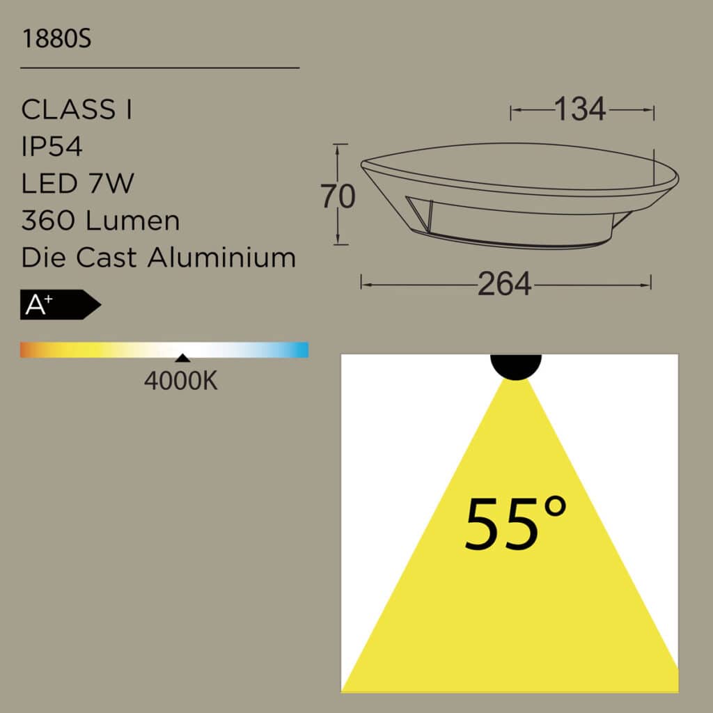 Ghost Outdoor Wall Light (Small)