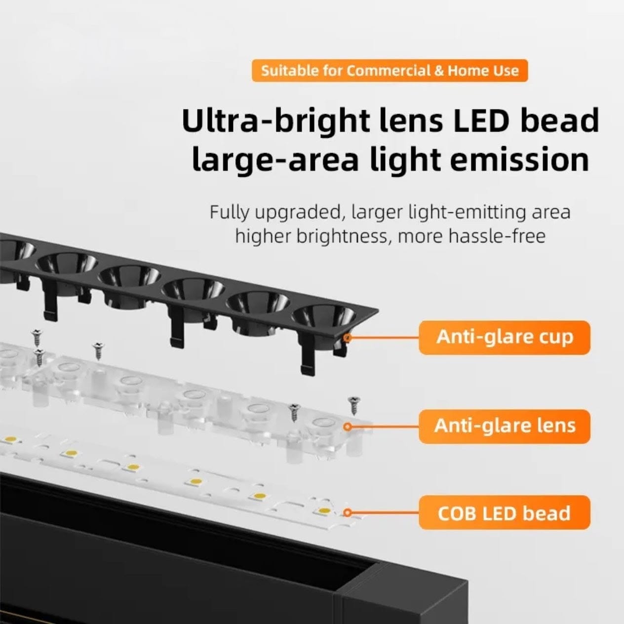 Modern Cob Laser Track Light (20Watt)