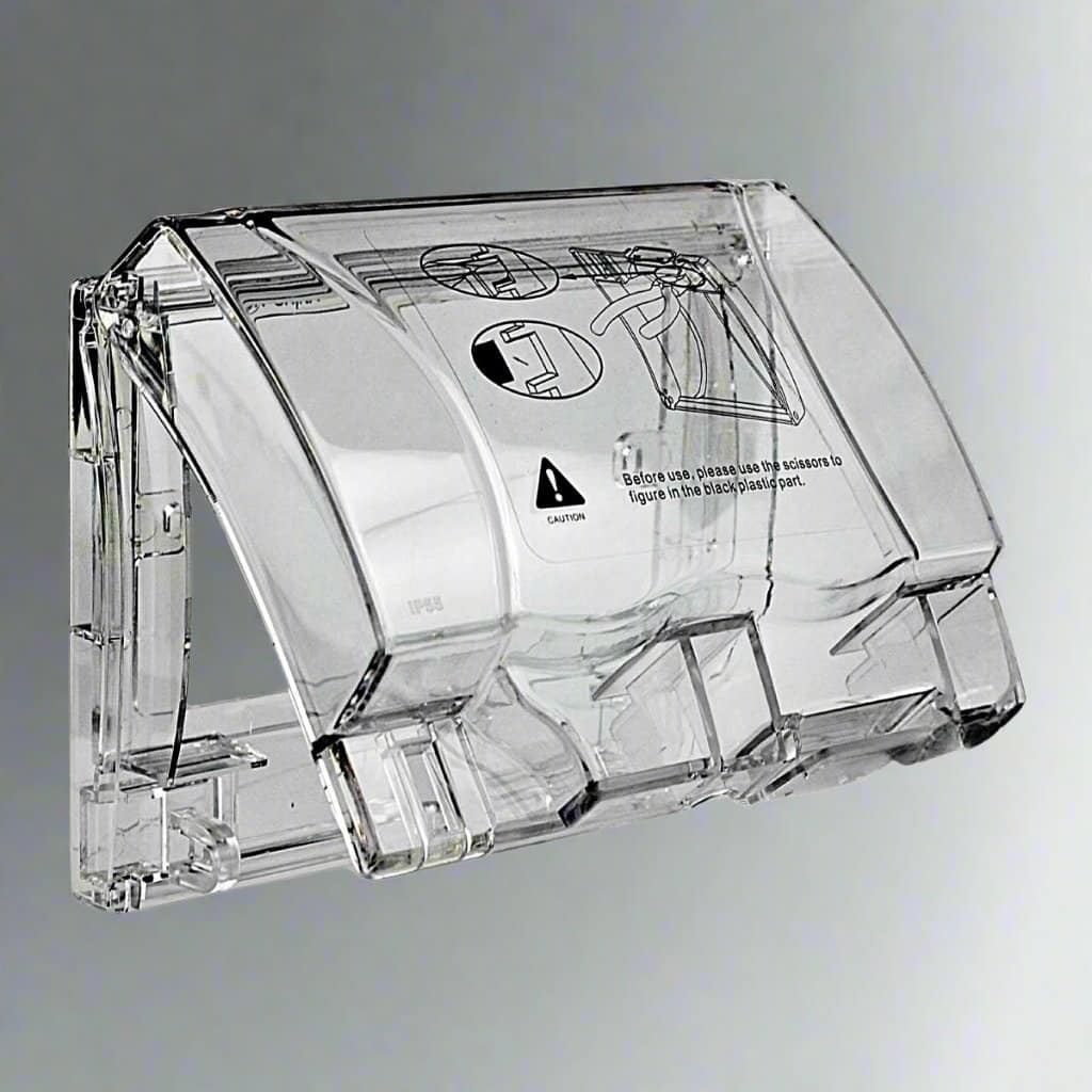 IP55 Weatherproof Cover 3×6 with Lock System