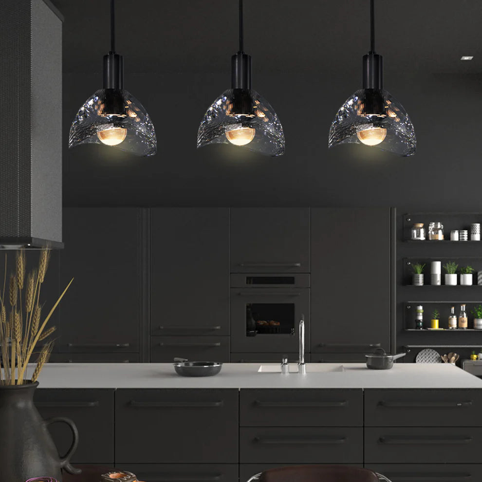 Nordic Style Mini Crystal Bowl Shade Hanging Light