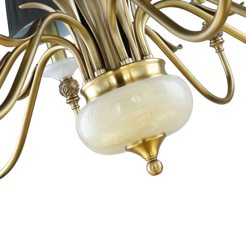 Luxury Midnight Glow Vintage Chandelier (700mm)