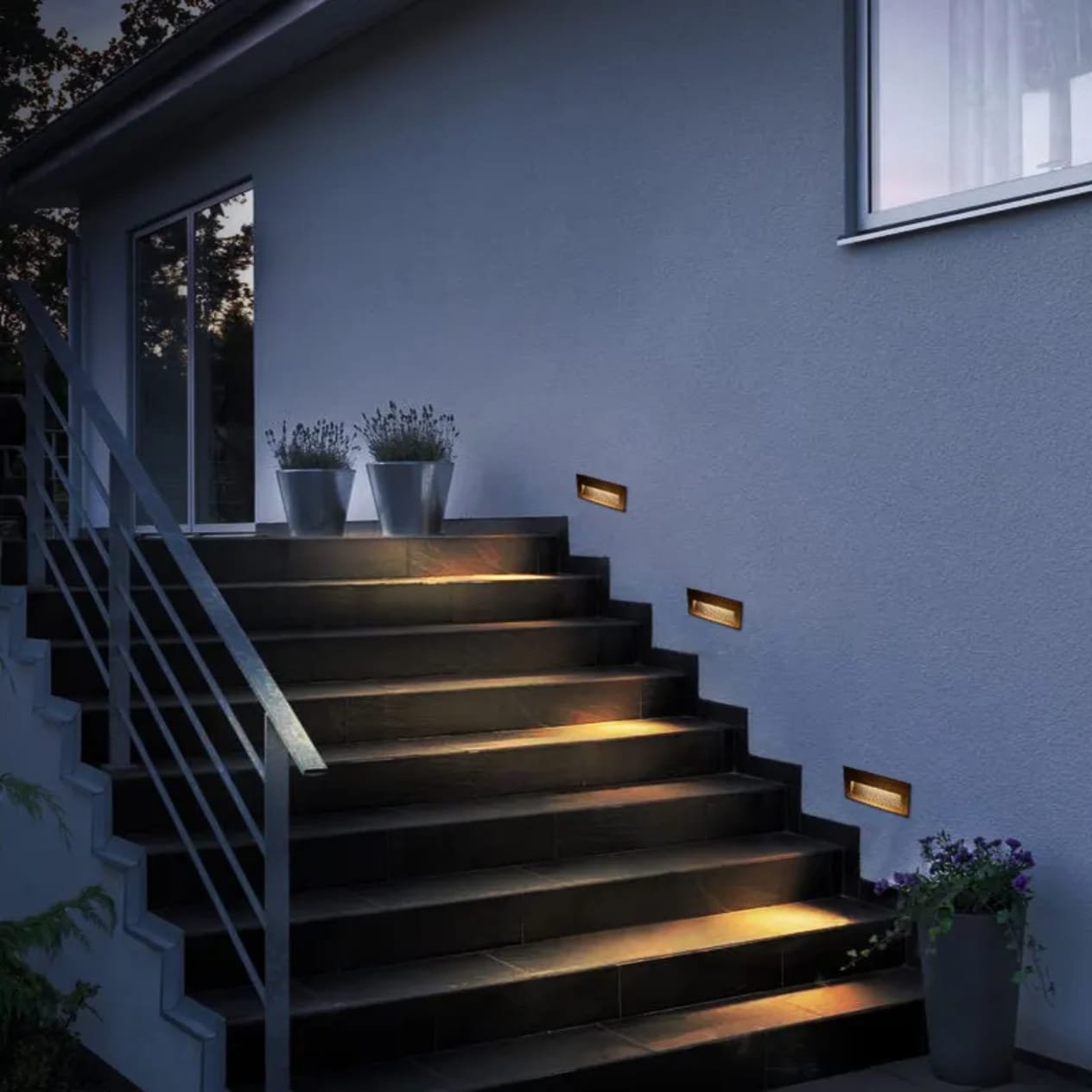 Stair Recessed Rectangular Waterproof LED Wall Light
