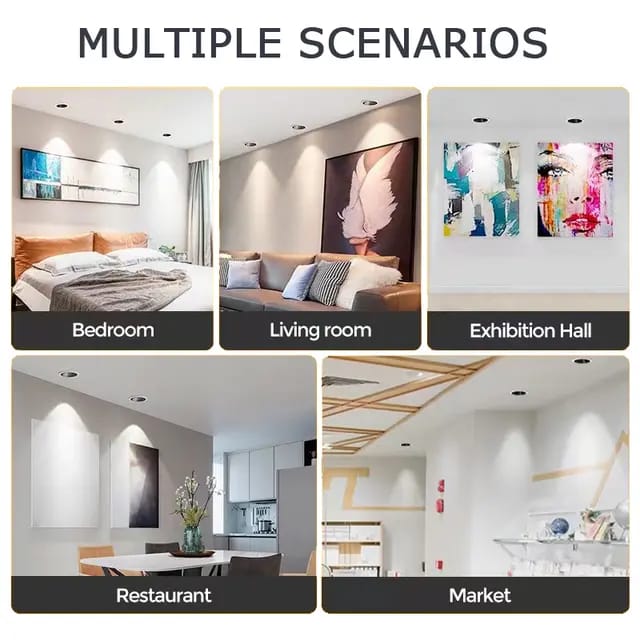 Recessed Anti Glare COB Downlight 7W