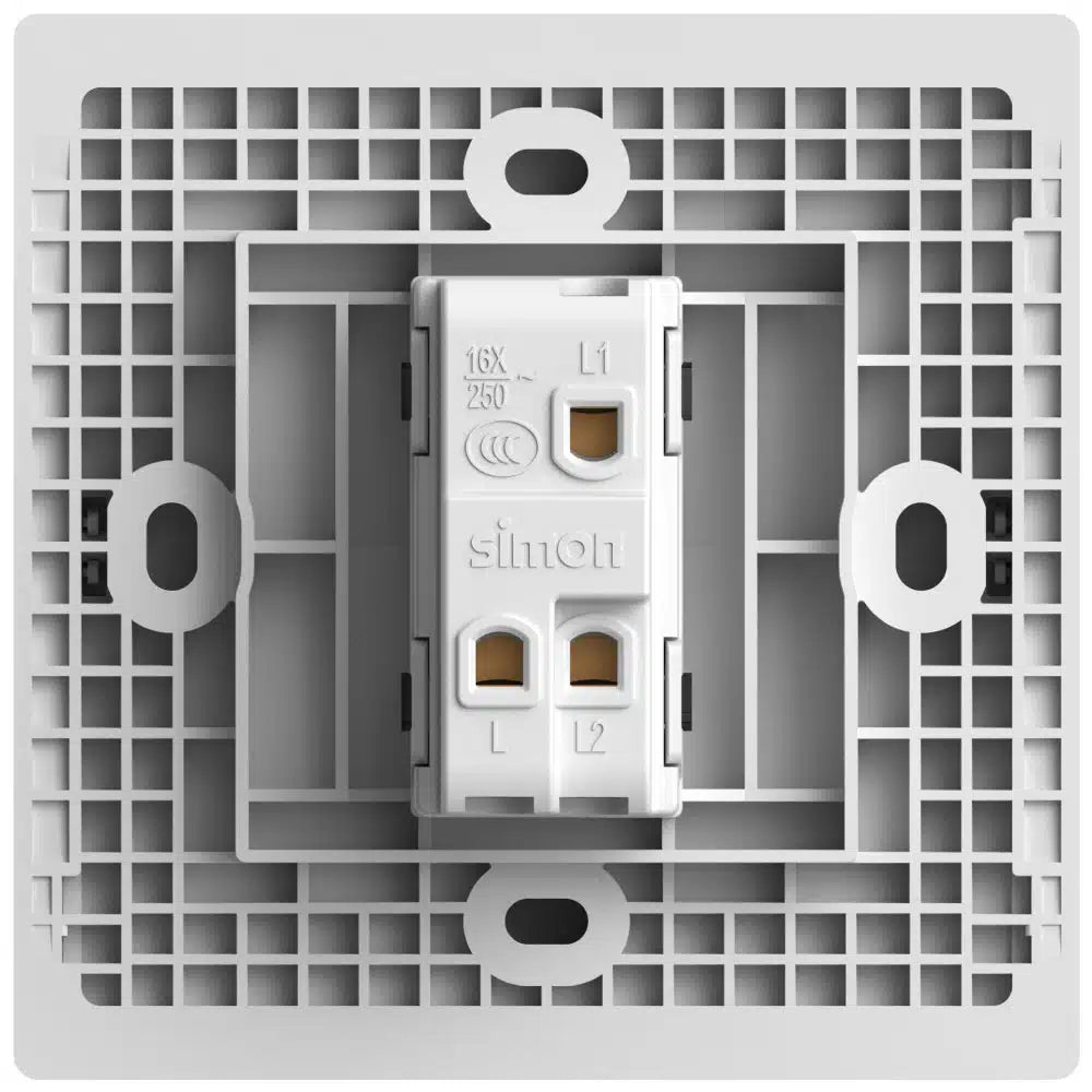 Simon 1G 2-Way SP Switch - White