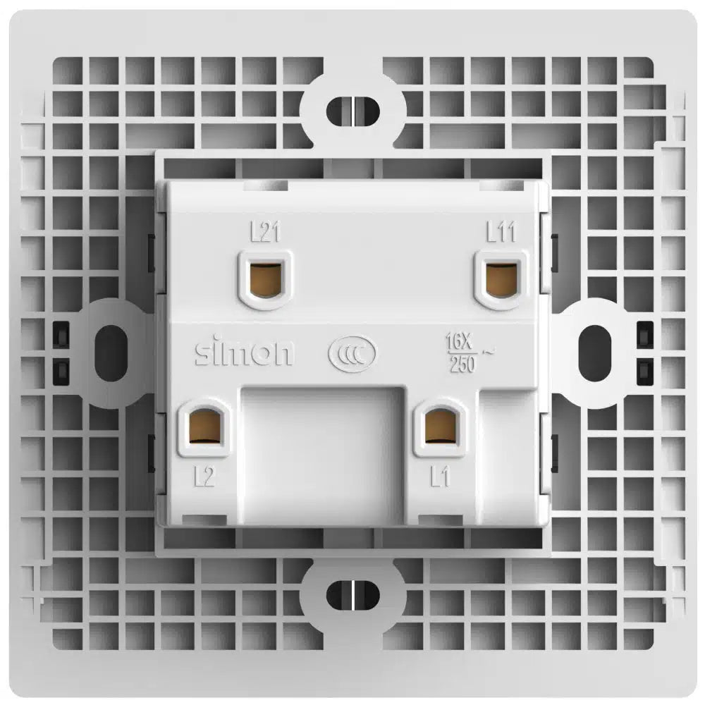 Simon 2G 1-Way SP Switch - White