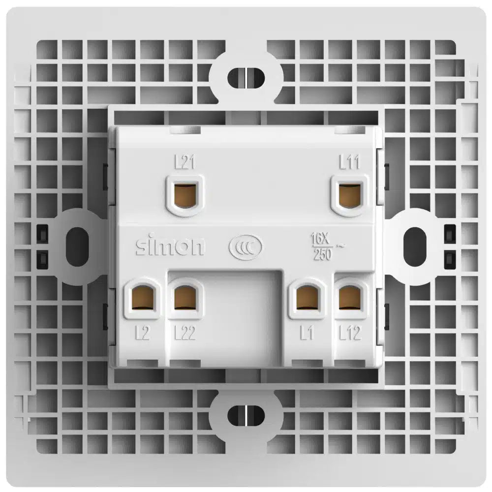 Simon 2G 2-Way SP Switch - White