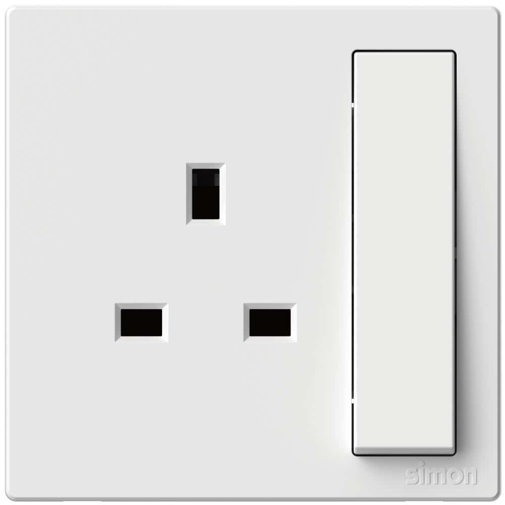 Simon 1G BS Switched Socket