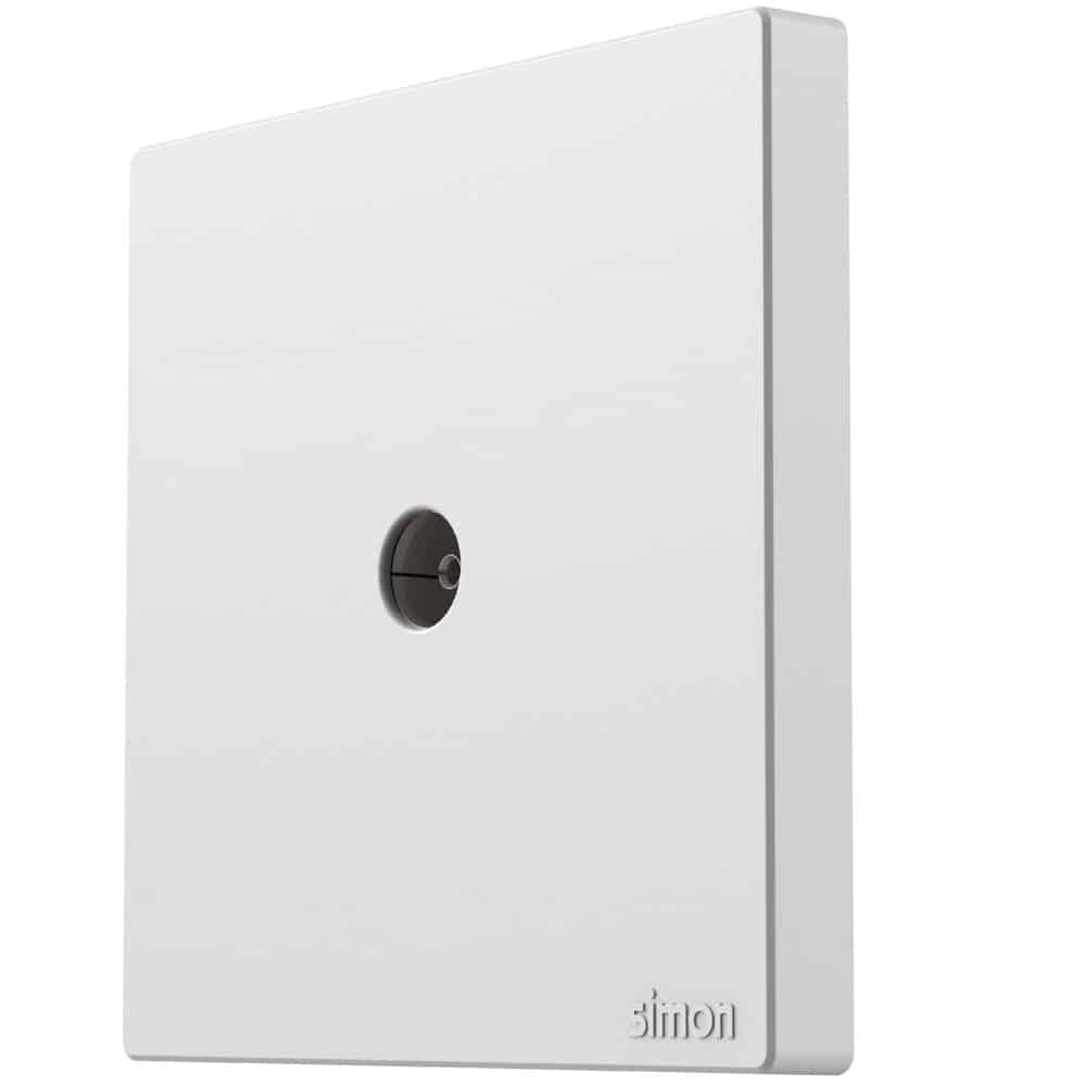 Simon 1G TV Outlet - White