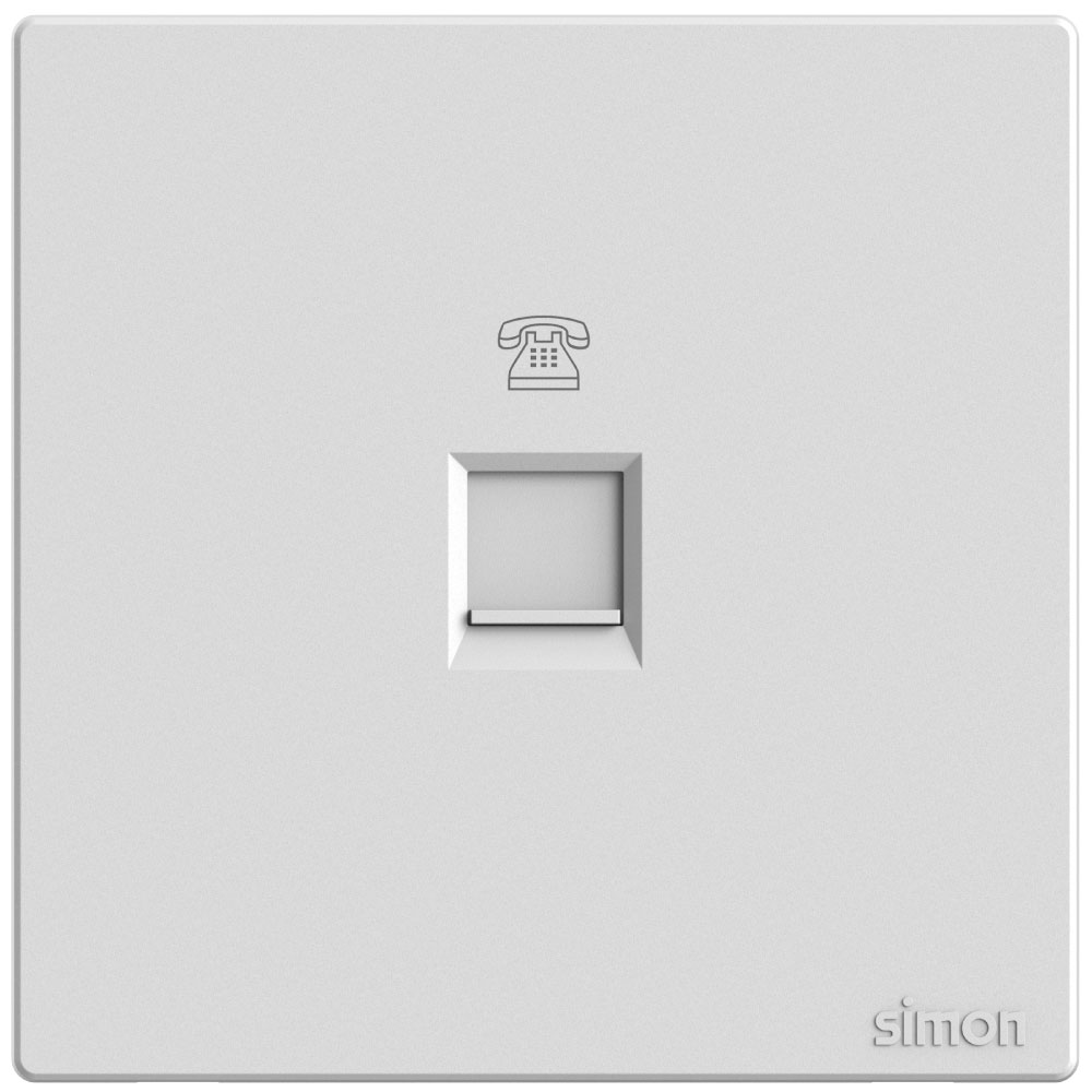 Simon 1G Telephone Outlet