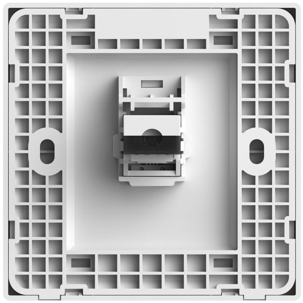 1G Telephone Outlet - White