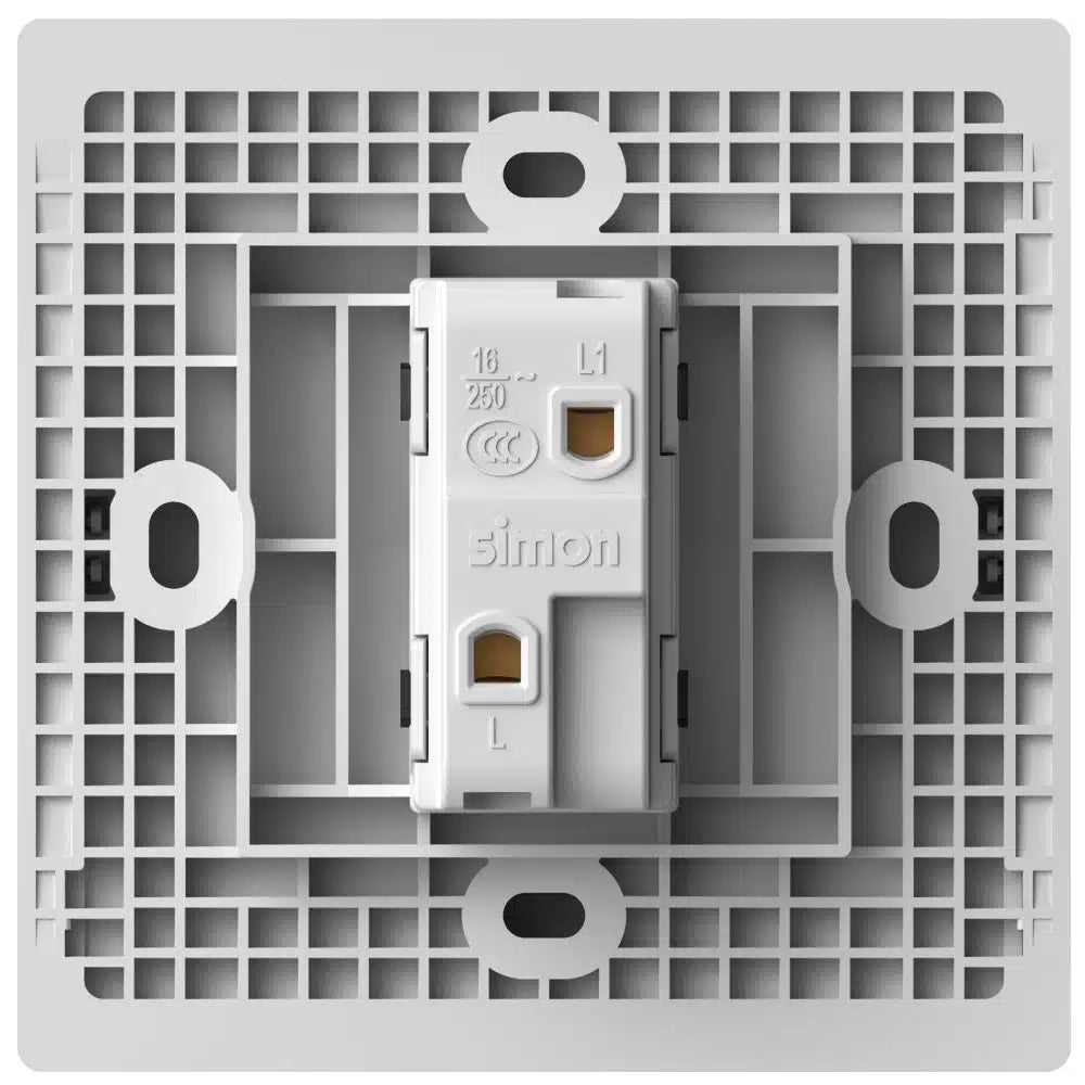 Simon 1G Doorbell Switch - White