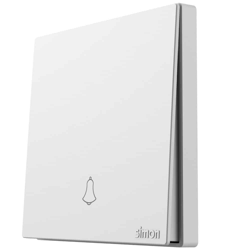 Simon 1G Doorbell Switch - White