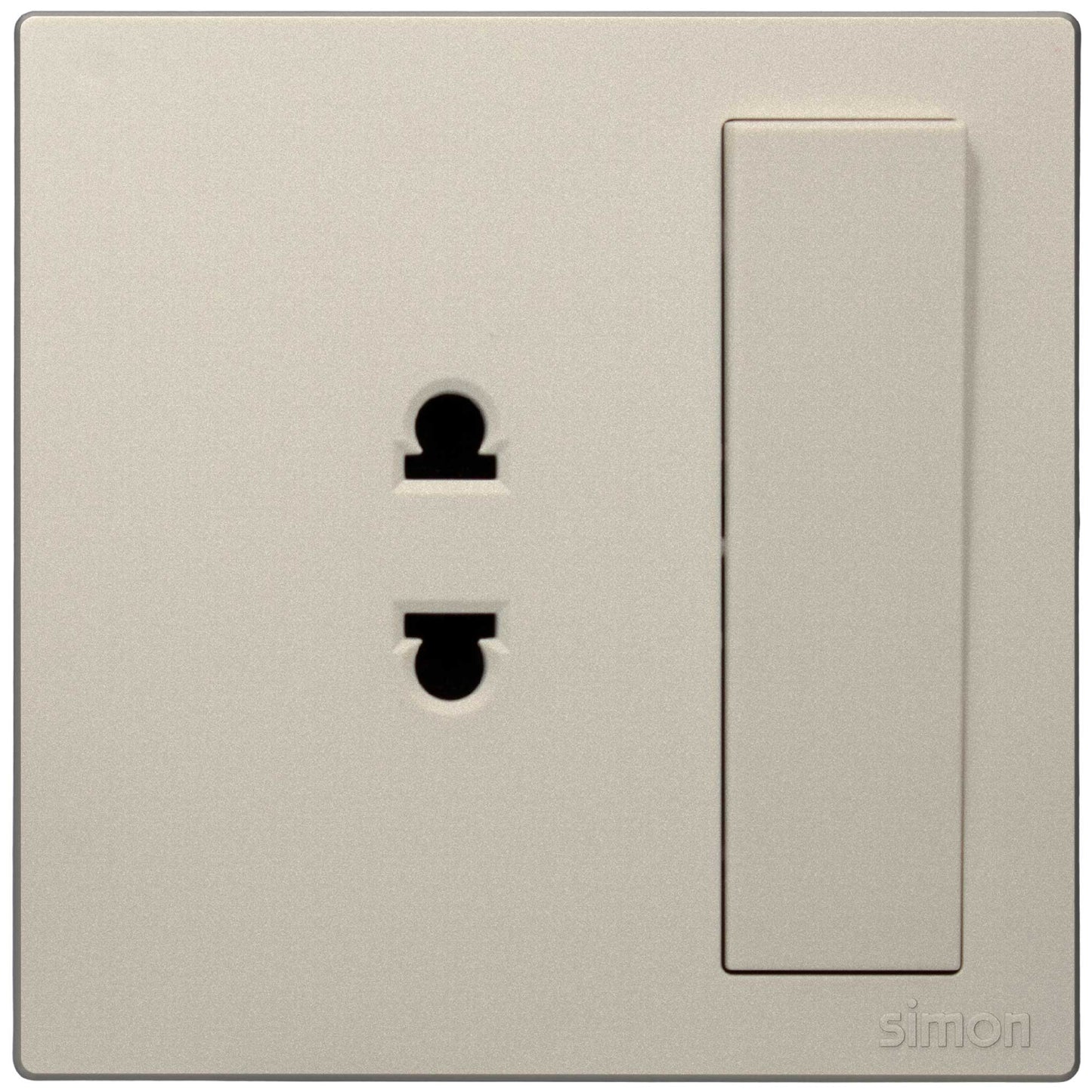 2 pin Universal Socket with Switch - Color