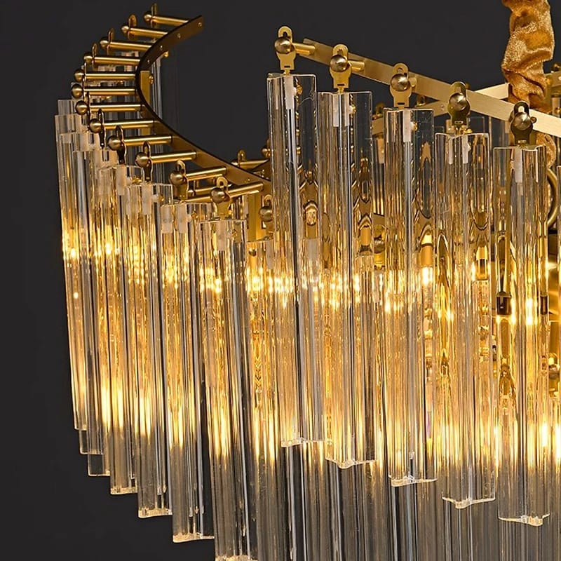 Modern Luxury Spiral Crystal Chandelier (1000mm)