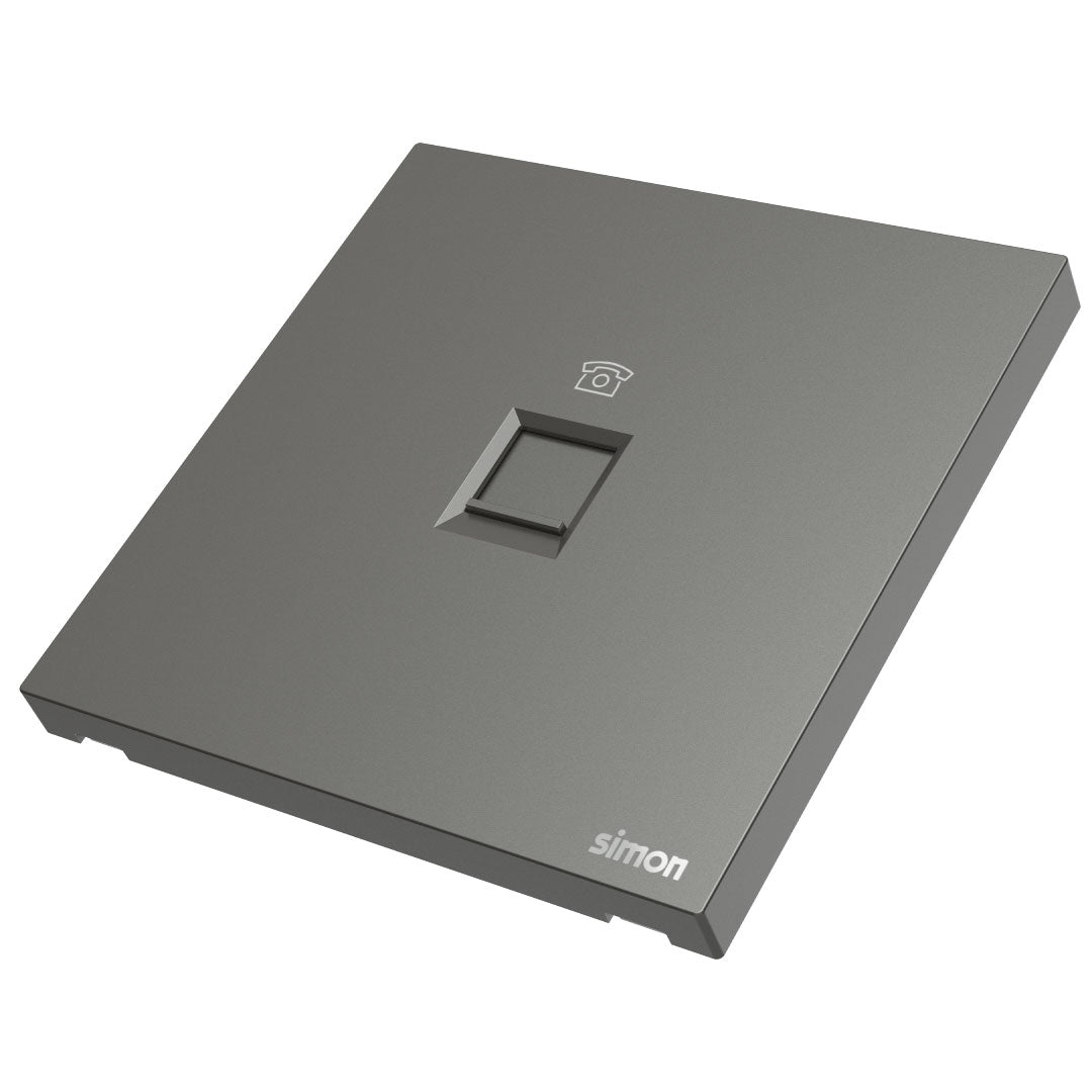 Simon 1G Telephone Outlet M7 Air Series-Grey