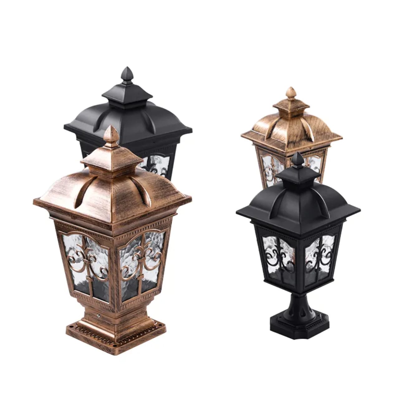 Classic European Style Gate Light (Antique Gold)