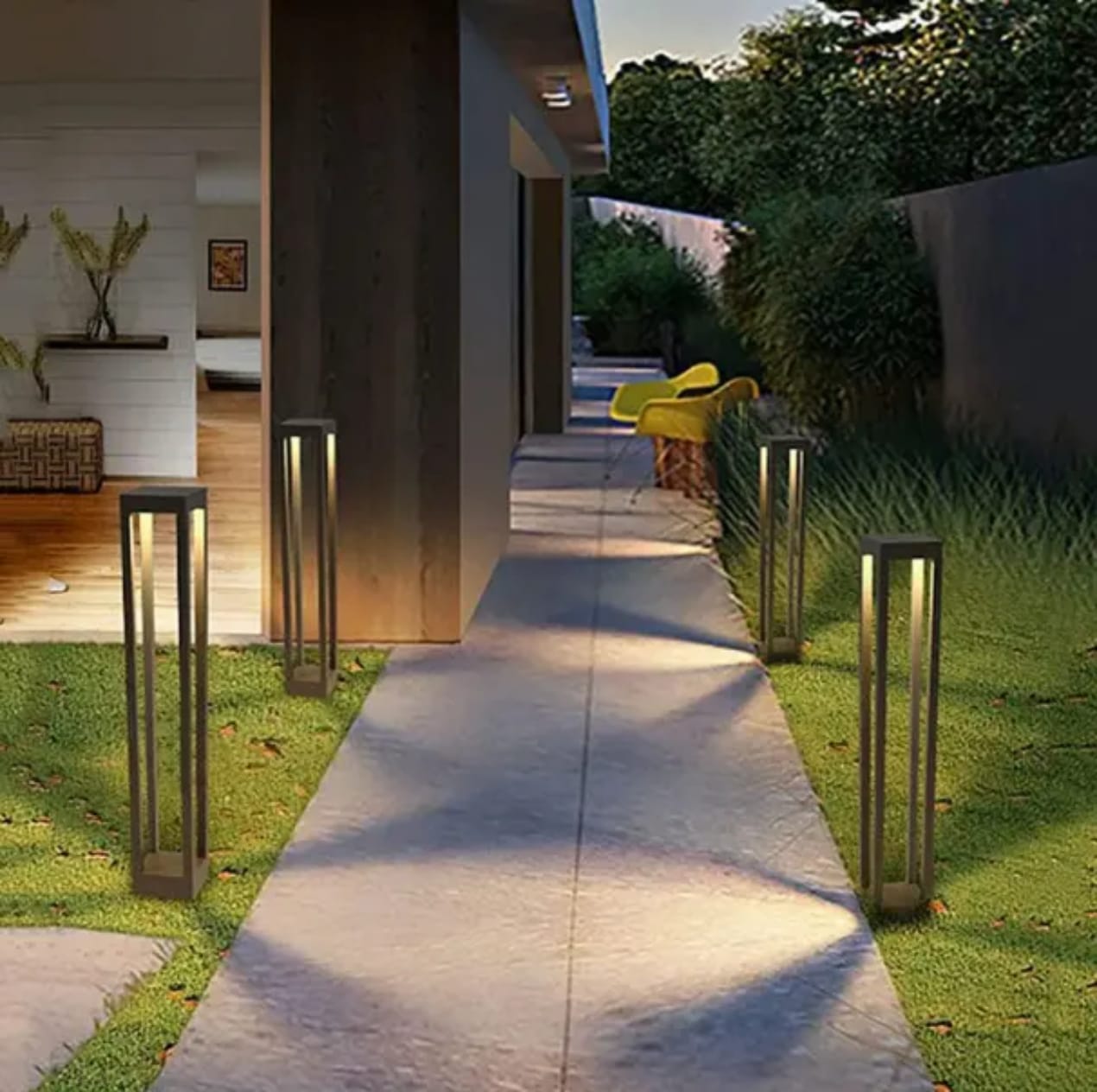 Modern Outdoor Garden Bollard Light Waterproof IP65