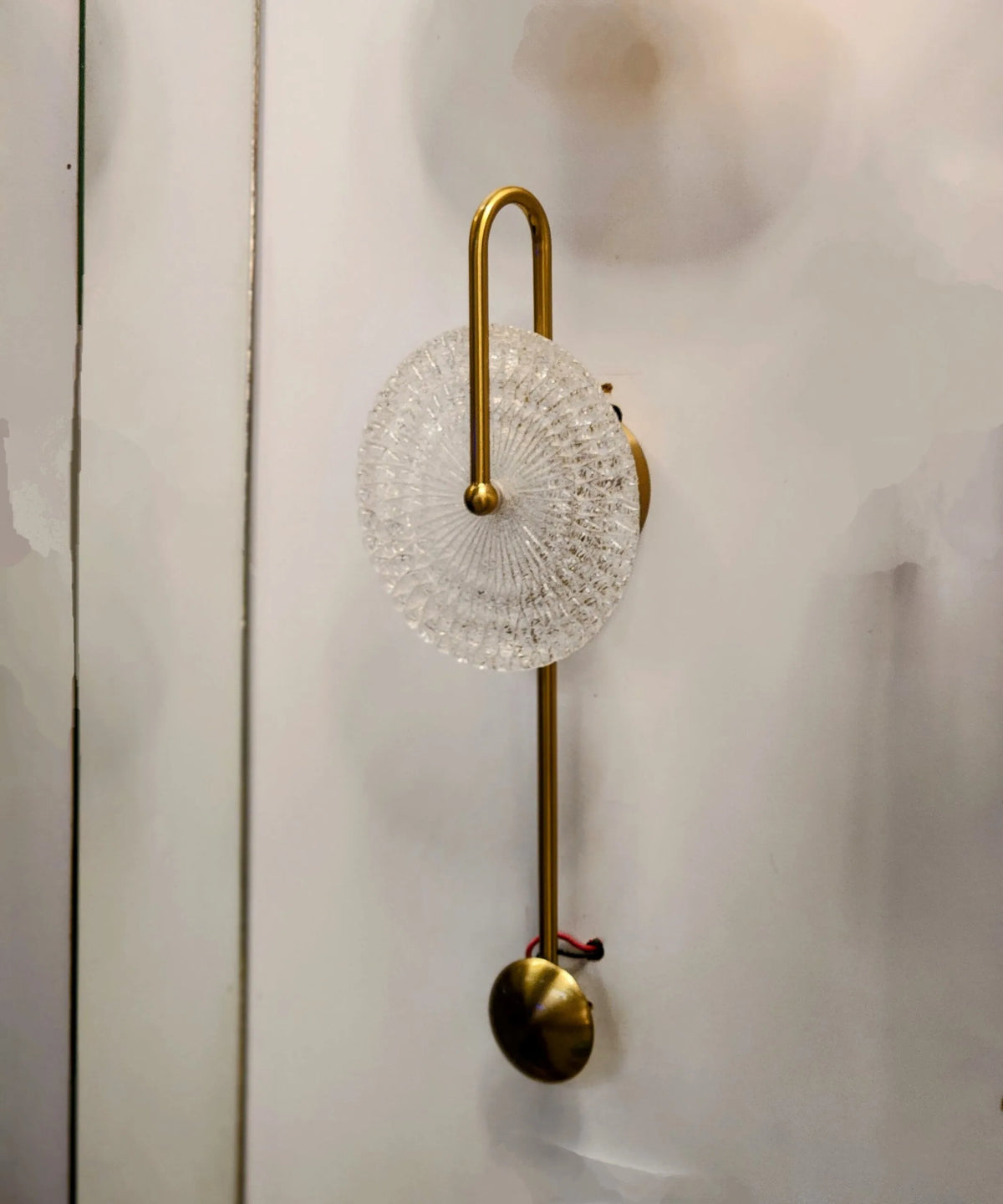 Luxury Ripple Glass LED Wall Light