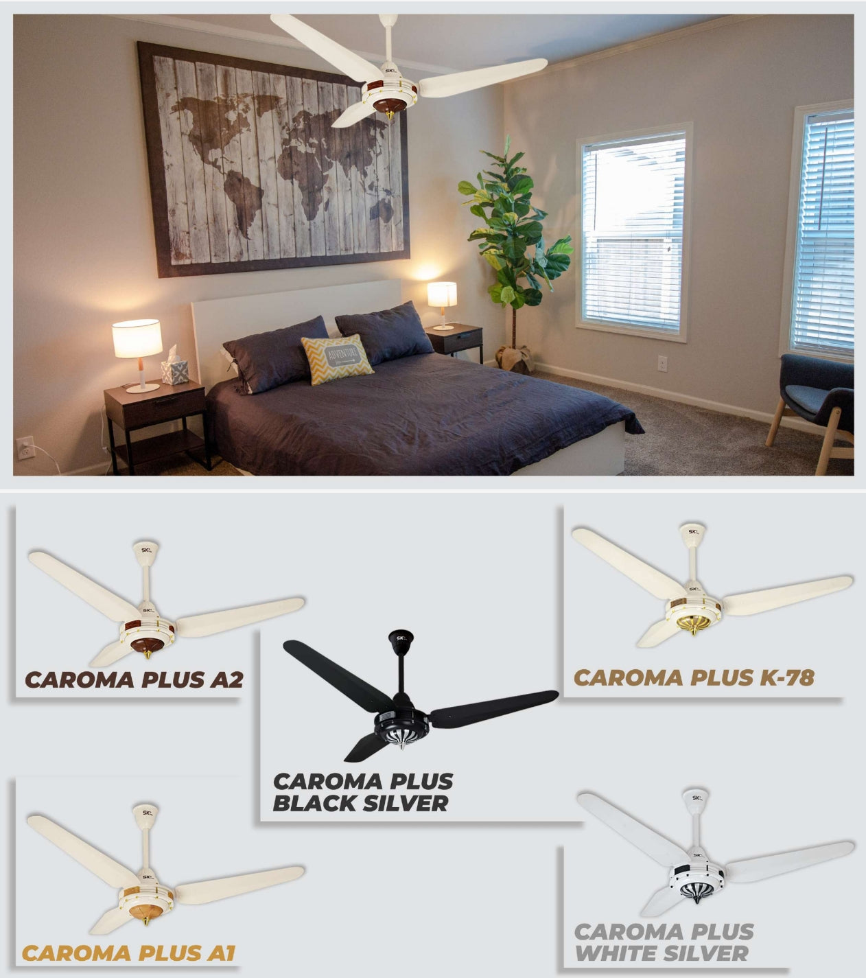 SK Ceiling Fan Remote Control (Caroma Plus)
