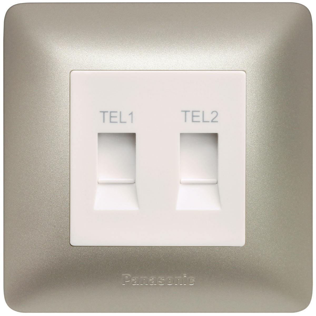 2 Gang Telephone Socket - Panasonic