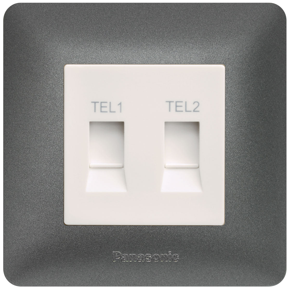 2 Gang Telephone Socket - Panasonic