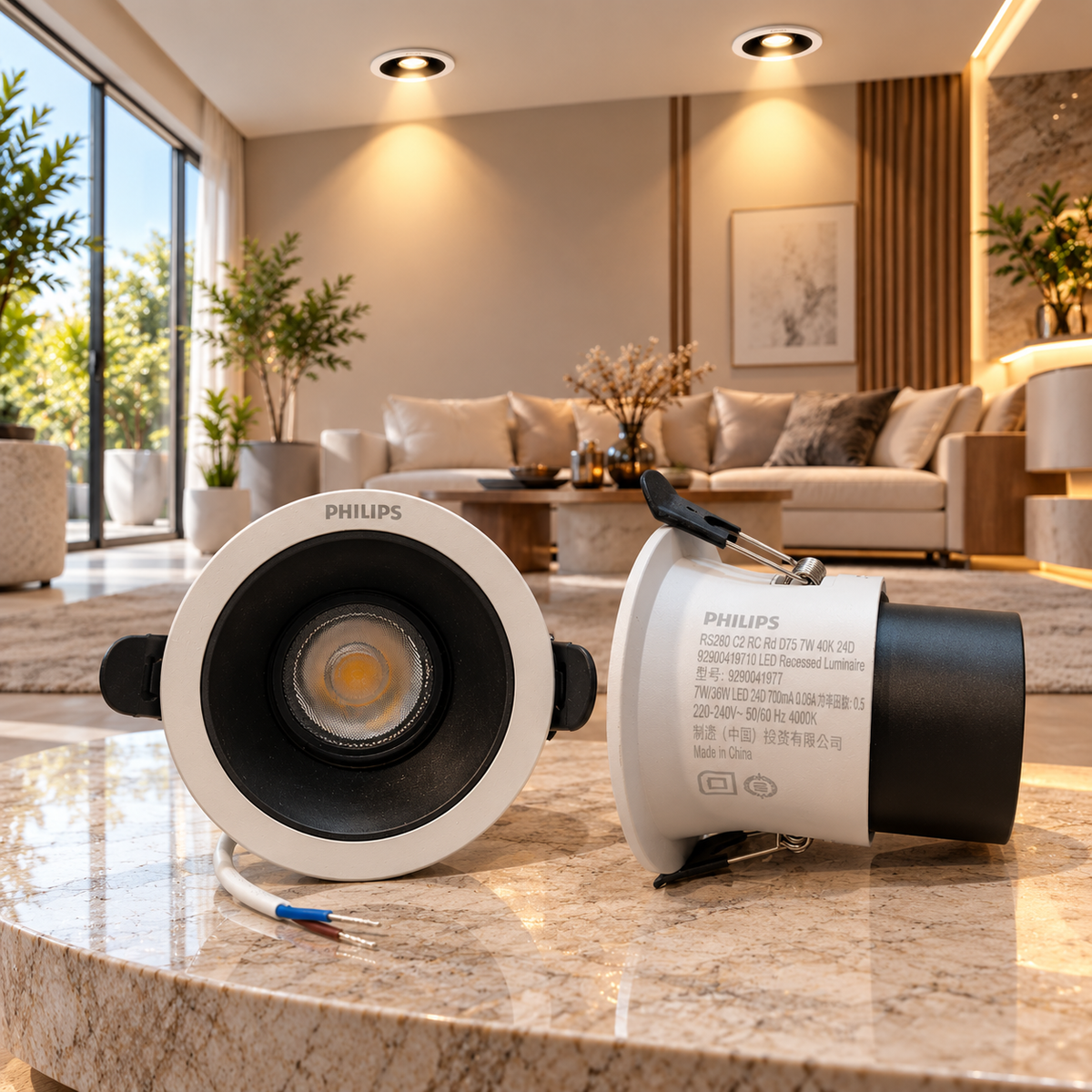 Philips cob downlight 7w