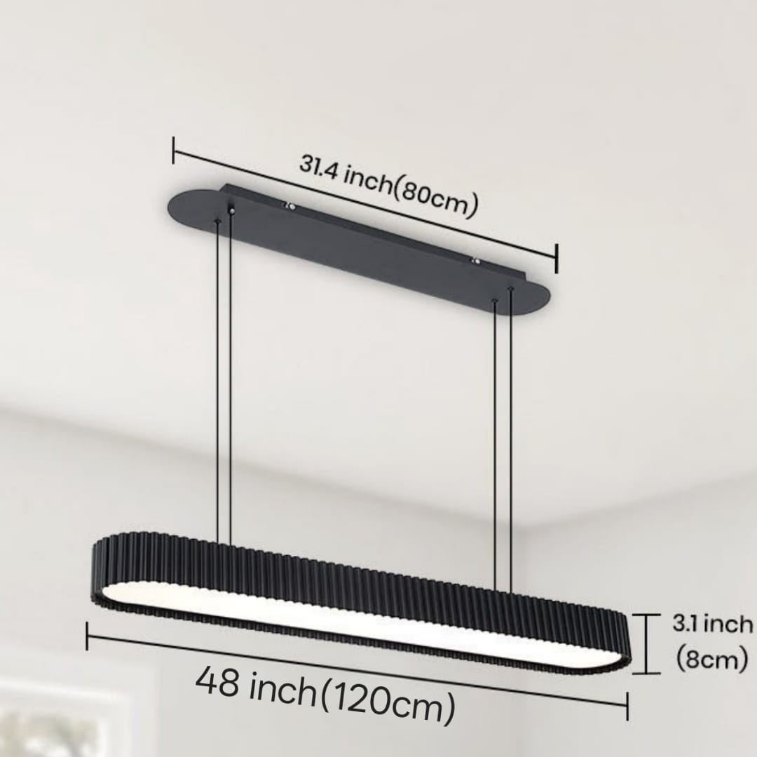 Modern Oval LED Hanging Light (9001BH)