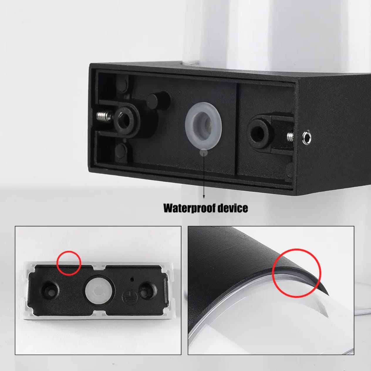 Squire Modern LED Waterproof Outdoor Wall Light