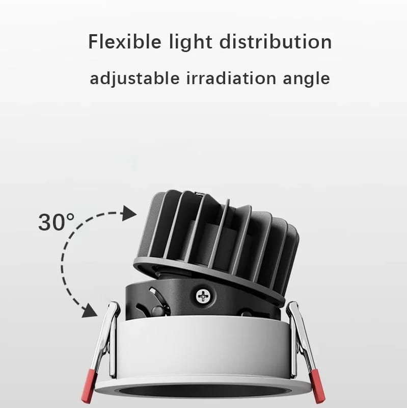 Recessed COB Anti Glare Down Light 9w (3 in 1)