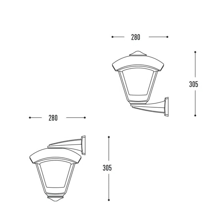 Nardo-Dario Classic Style Outdoor Wall Light