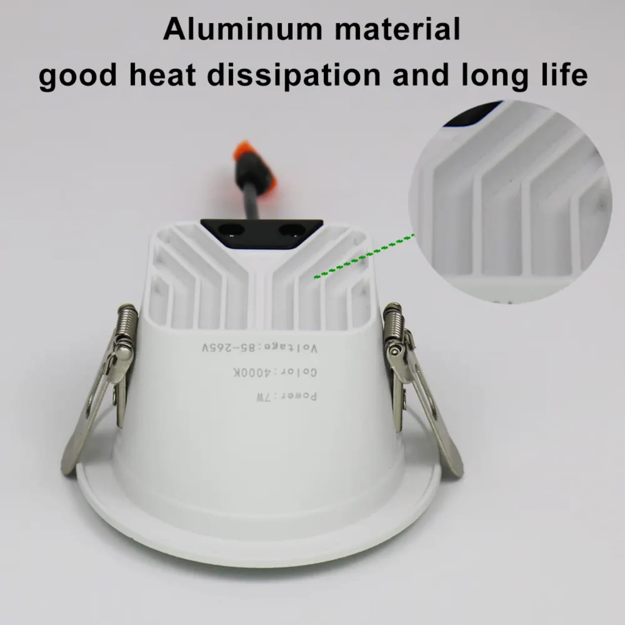 Recessed COB Anti Glare Down Light (7W 3")