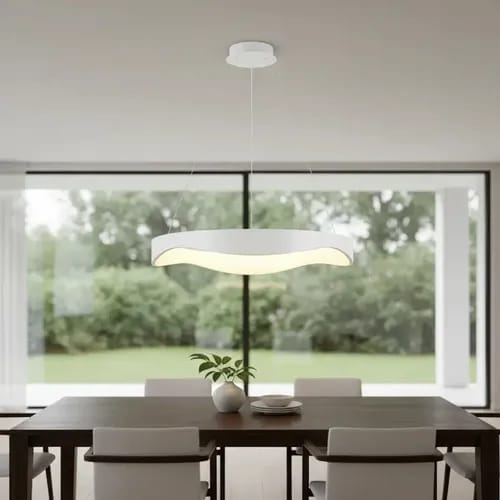 Nordic Minimalist LED Pendant Lamp (D627-Round white)