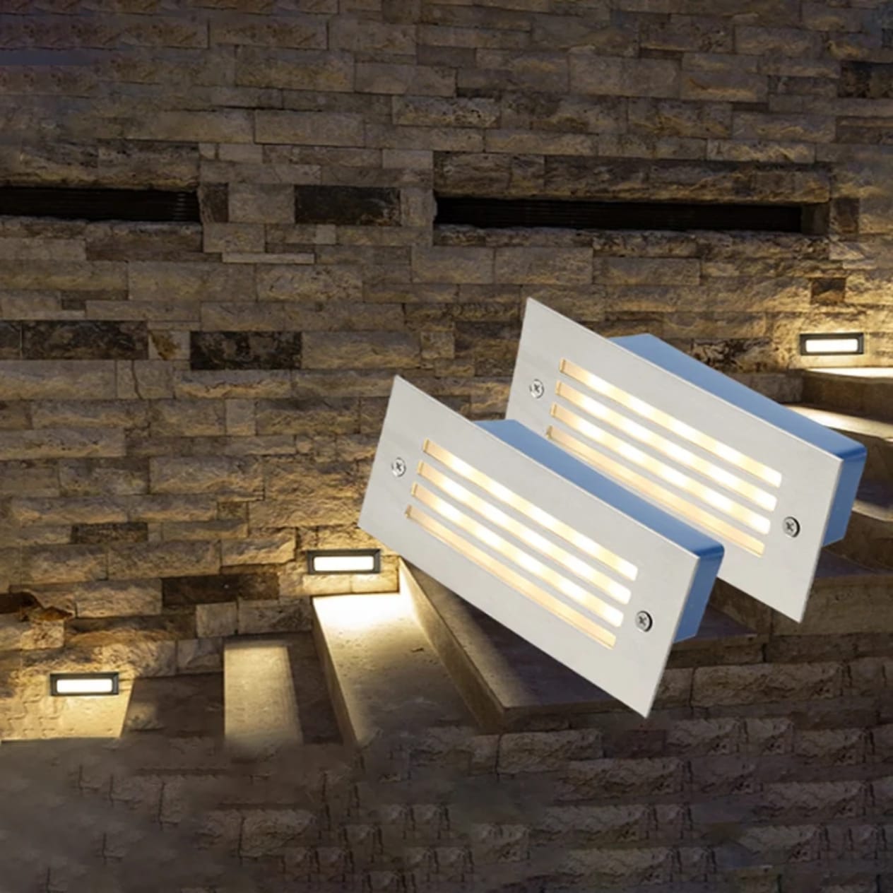 Waterproof IP65 LED Stair Step Light (3x6)