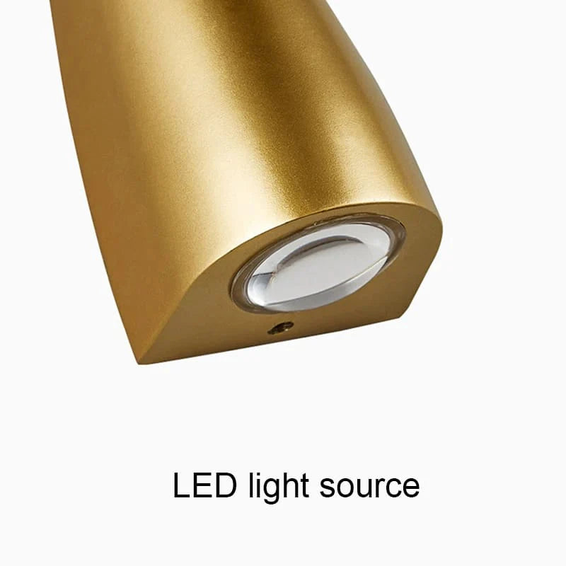 Modern Minimalist Outdoor Wall Light (10 Inches Long)