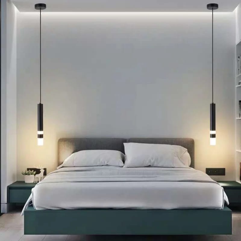 Long Cylindrical LED Hanging Light