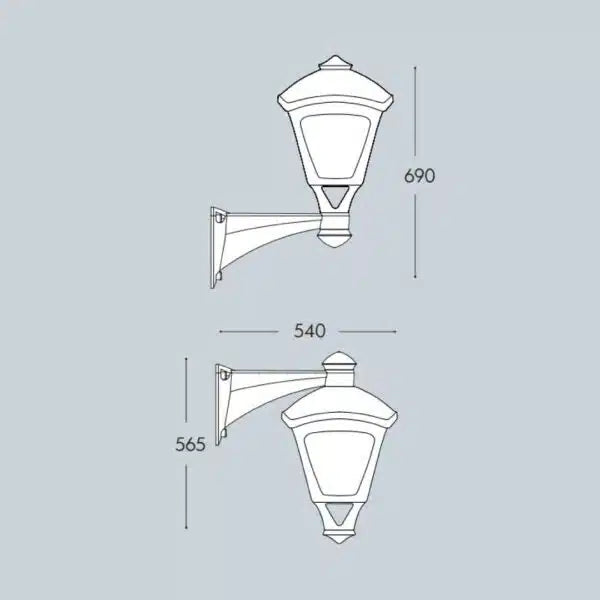 MIDIPILAR-SERGIO Wall Light (Made in Italy)