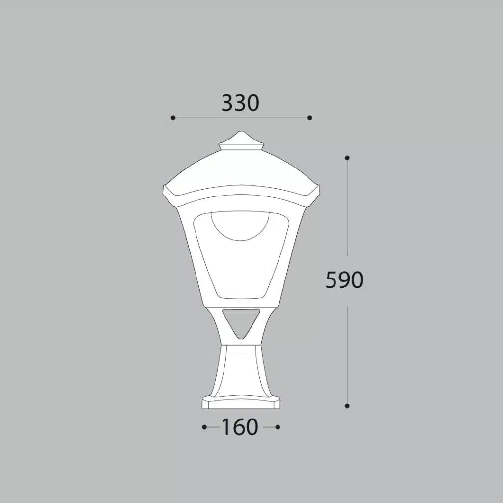 Maxi Disma Sergio Gate Light (Made in Italy)