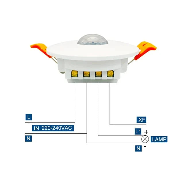 Recessed PIR Motion Sensor Light Switch 200W