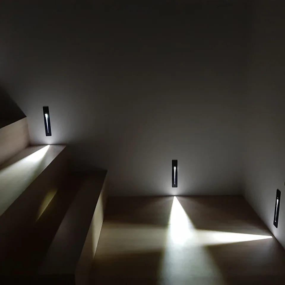 3w Recessed LED Stair Wall Light IP65
