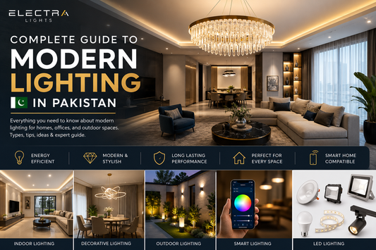 complete guide to modern lighting in pakistan