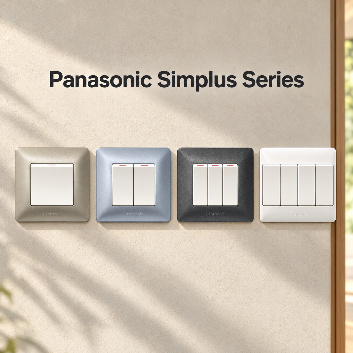 panasonic simplus series switches & sockets