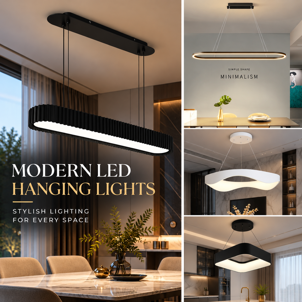 Modern LED Hanging Lights