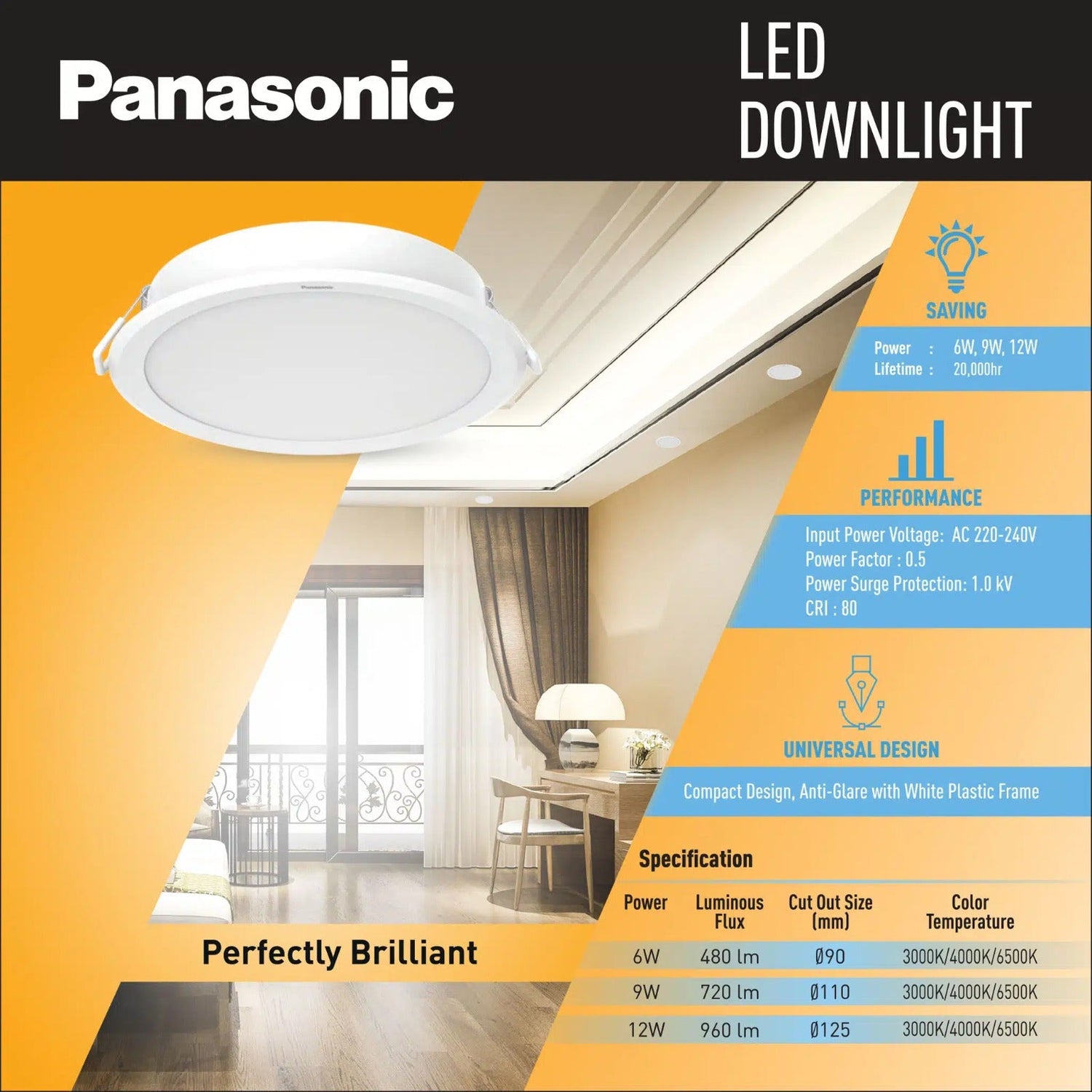 Panasonic LED Downlights
