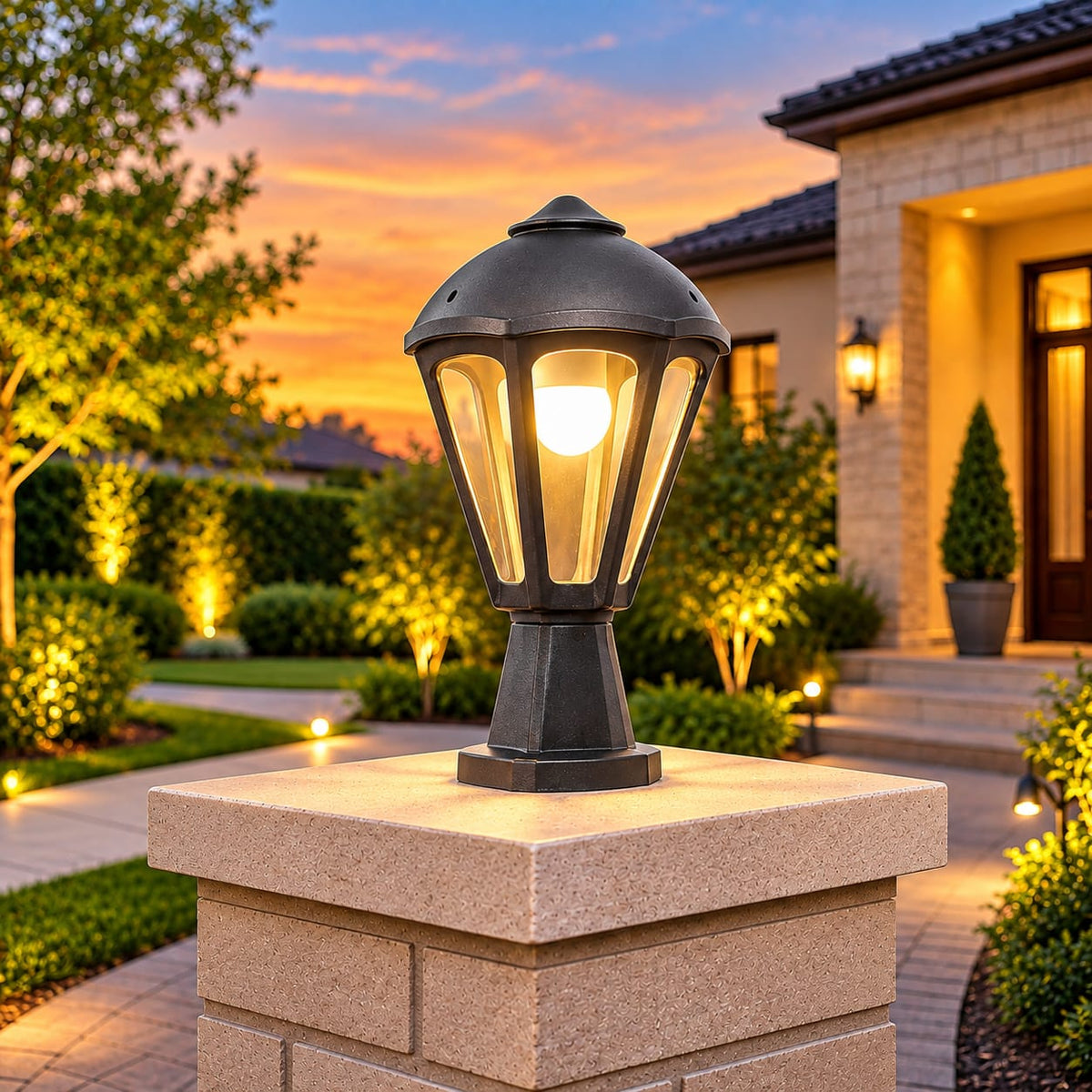 MIDIDISMA SADRO  Gate Pillar Light (Made in Italy)