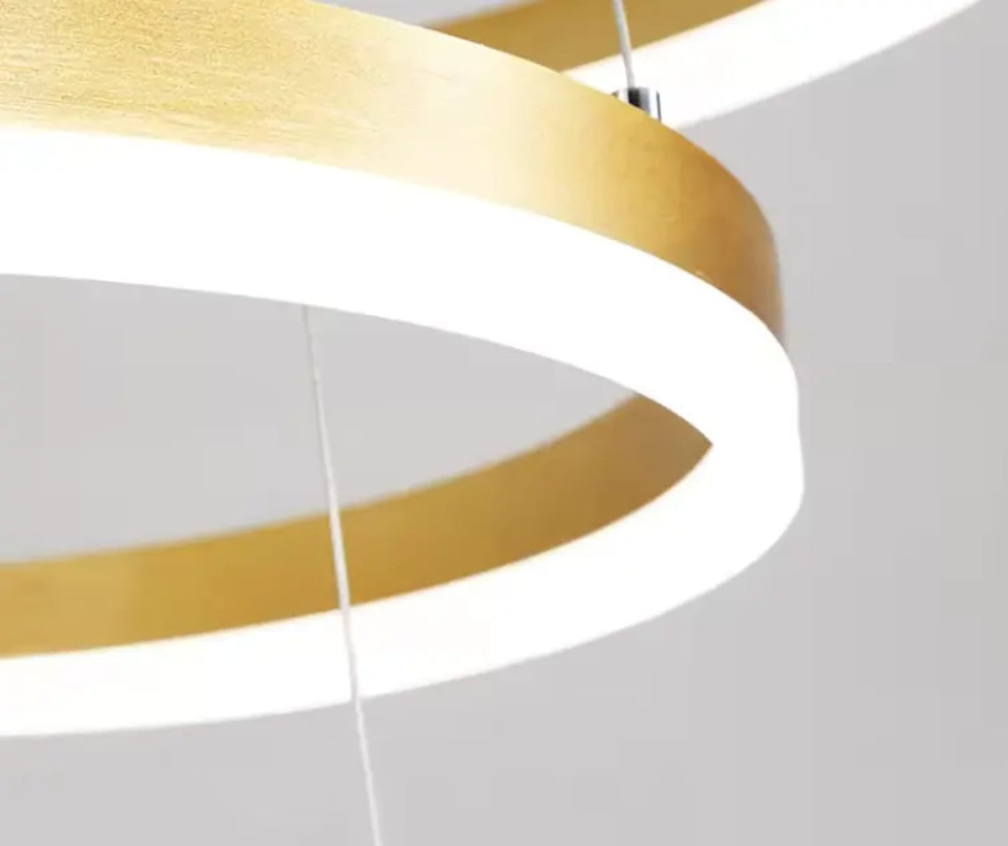 Nordic  Ring Shaped Duplex Chandelier