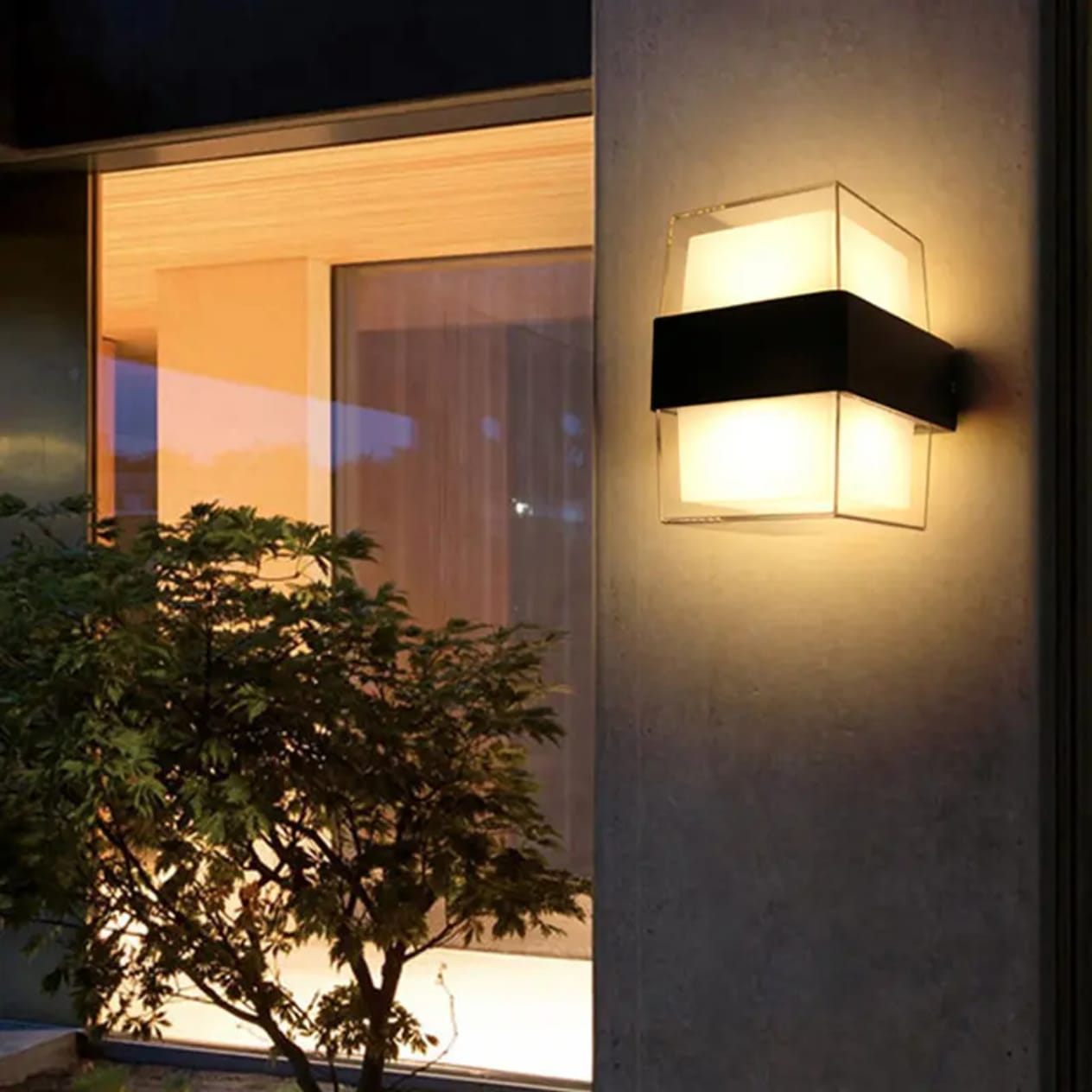 Squire Modern LED Waterproof Outdoor Wall Light
