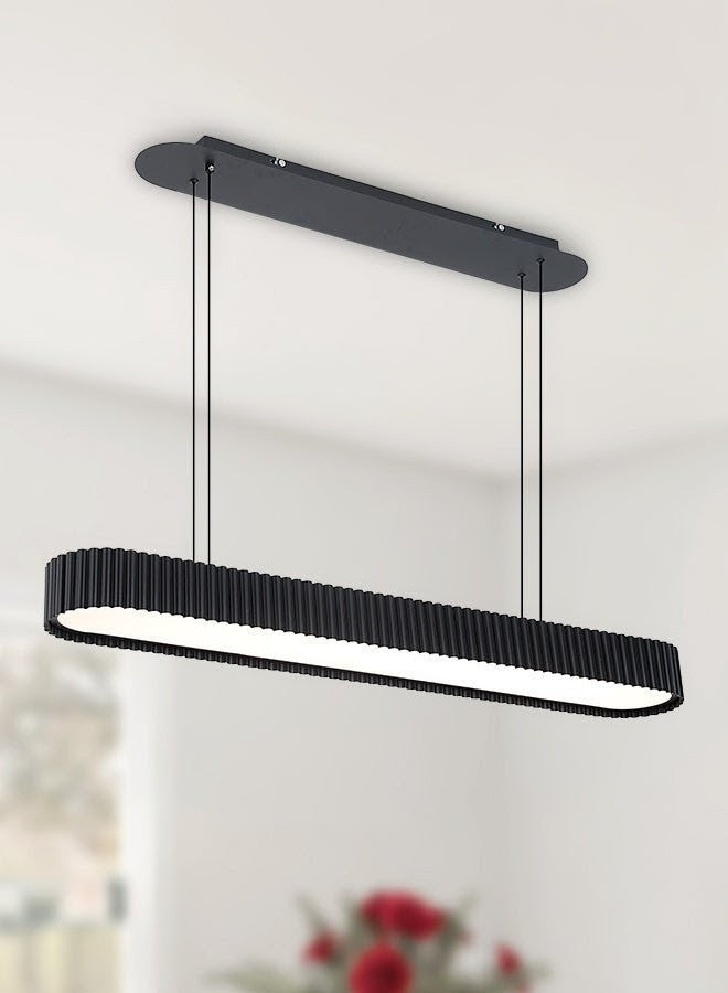 Modern Oval LED Chandelier  (9001BK)