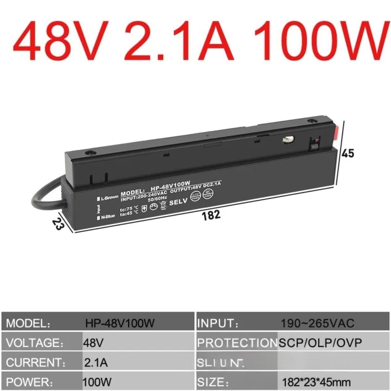 100w Magnetic Power Supply